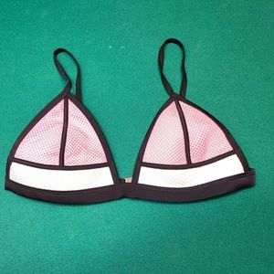 Muxilove Color Block Bikini Adjustable Triangle Top 100% Neoprene Large …